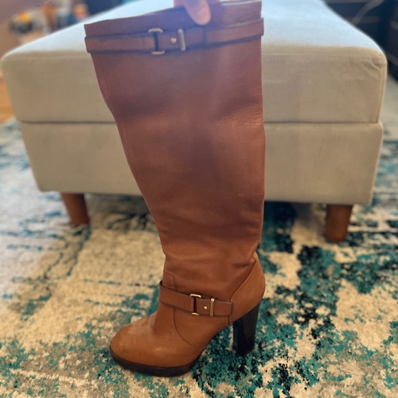 Knee high tan Coach boots - Picture 3 of 3